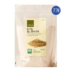 올가 유기농 생현미가루, 350g, 7개