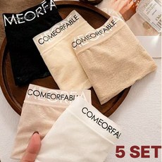 [브룩픽] 여성 고급자수 소재좋은 노라인 향균 통풍 레이스팬티 5종 (화이트+스킨+베이지+핑크+블랙) SET