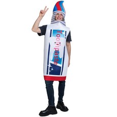 DSplay 성인 커플 치 코스튬 코스프레 유니 재미있는 의상