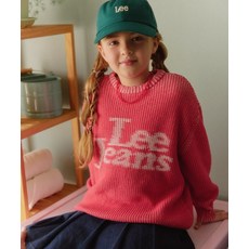 LEE KIDS 스트라이프 니트 풀오버 핑크 LK2501KT03PI