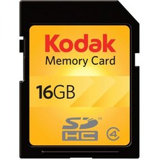 코닥 SDHC 8GB 클래스 4 플래시 메모리 카드 KSD8GBPSBNA, 16 GB
