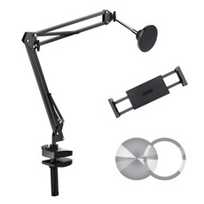 KOKIRI LIVING 床邊 MagSafe 蛇管磁吸式手機 Heaven 支架 P3MA-3535, 1個, 黑色