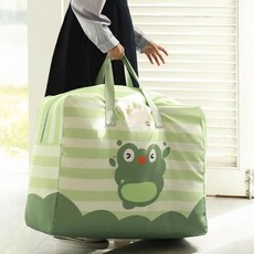 이불파우치 동물 그림 출산가방 조리원 어린이집 짐가방 이불가방 여행가방 빅사이즈가방, 오렌지, 주황