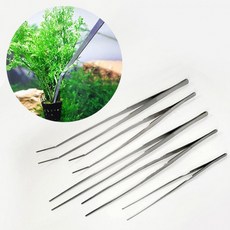 핀셋 수초 심기 27cm 직선형 어항 청소 집게 산호 수족관, 1개