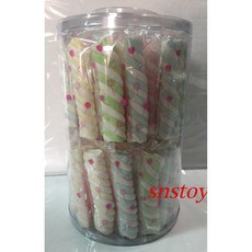古早味 懷舊零食 造型棉花糖 麻花棉花糖 (60入/罐), 1個