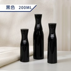 連續噴霧瓶 酒精噴瓶 隔日配, 1個, 黑色-200ML
