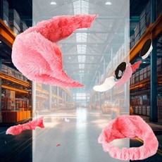 극세사 헤어밴드 잔머리 고정 부드러운 세안밴드 세수 앞머리, 레드