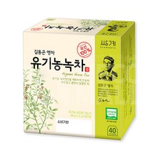 쌍계명차 김동곤 명인이 만든 국내산 유기농 녹차 작설, 1.2g, 40개입, 1개