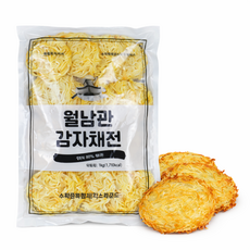월남관 수제 감자채전 에어프라이어 간편 바삭한 감자전, 1개, 1kg