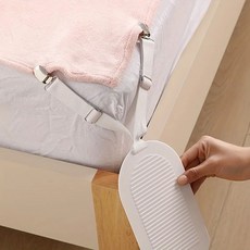 미끄럼 방지 침대 시트 클립 7.8X4.7인치 조절 가능 PP 소재 안전 고정, 1pcwhite, 1개, 1개입