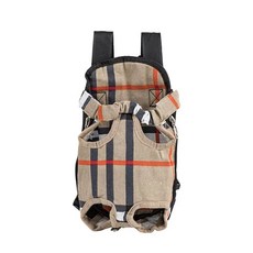 가방 앞으로메는 앞가방 반려동물 핑크 L 고양이 중형 L 강아지, Q. 사각 가방 체크