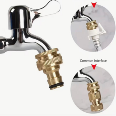 한수 황동 마스터 커플링 수도꼭지 연결 커넥터