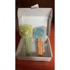 애견 브러시, 2개, 녹색