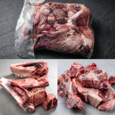 한우 암소 손질 소머리 반마리(소머리뼈+우설포함) 모듬뼈3kg무료증정 (총12kg내외), 1개, 10kg