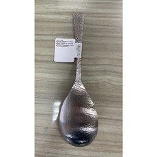 日本燕三條 18-8不鏽鋼槌目 大公匙 服務匙 分菜匙 (22cm) 日本製, 1個