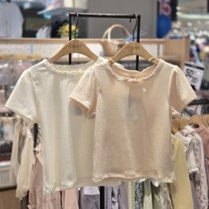 치크 자카드 골지티 CKRA2645G_NC강서점