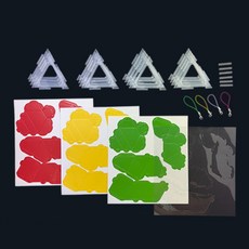 중고등 창의수학 도형 분할 패턴이해 정사면체 퍼즐형 4인 학습교구 수학놀이 수업