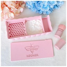 Keoker Cornstarch Tapper Box for Polymer Clay Cornstarch Powder Container Polymer Clay Tool for, Keoker Cornstarch Tapper Box f