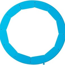 桃園出貨 批髮食品級披薩圍沿 防止邊緣烤焦烘焙工具 可調節硅膠餡餅披薩圈, 藍色, 1個