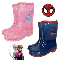 蜘蛛人 與 冰雪奇緣 兒童雨靴，男女童高筒雨鞋