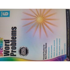 Spectrum Word Problems 6, Carson Dellosa Publishing