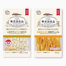 DoggyMan 無添加良品 小米餅/地瓜乾, 15g, 1個, 無添加良品香噴噴小米餅