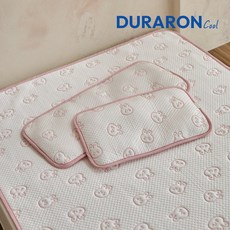 돗투돗 컬러풀 듀라론 냉감 씬필로우 신생아 유아용, 베이비바니(핑크)