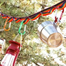 체인 캠핑 데이지 랜턴걸이 감성 레인보우 93969pc 1(PC)