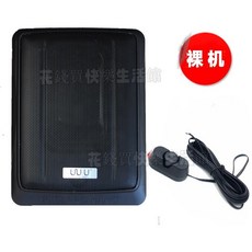 震撼車載低音炮 重低音 12V/24V 10吋 汽車HIFI功放 超薄座位下 有源雙喇叭低音揚聲器, 大功率10寸純低音裸機,雙喇叭