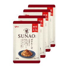 SUNAO(스나오) 파스타 소스 보로네제 100g×4개 에자키 글리코