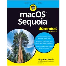 (영문도서) macOS Sequoia for Dummies Paperback, English, 9781394286768