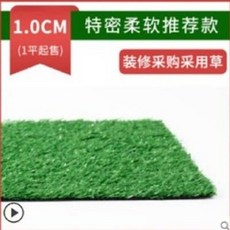 1.0CM 特密柔軟 人造草皮, 仿真草坪, 1個