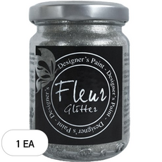 Fleur 글리터 파우더 90g, 1개, SIVER