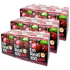 아임리얼 100 고농축 타트체리, 120ml, 18개