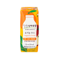 매일 상하목장 유기농주스 사과오렌지케일, 125ml, 18개