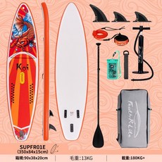 小島生活 SUP 槳板 立槳 充氣衝浪板 動物款 - 現貨速發, 兇狠鯉魚, 1個