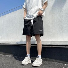 PSIAMUTSUO 戶外速乾傘兵短褲, 黑色