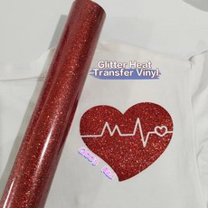 글리터 열전사 비닐 HTV DIY 의류 셔츠용 고탄성 데코 필름 플렉스 포일 플로터, [00] 11.8inx3ft, GLI003