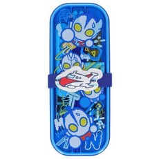 奧特曼超人力霸王立體造型餐具組/水杯/隨身筷子（日本限定）, 餐具套組含盒, 1組, 餐具套組含盒