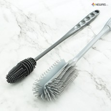 리드탑 실리콘 병 세척솔 세트 (대1P+소1P), 1개