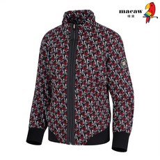 (여성)로고 패턴 프린트 패딩 점퍼_MMW4PJ11