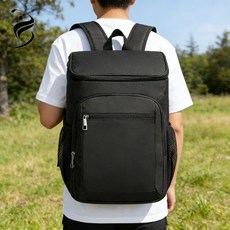 복나이트 보냉가방 아이스박스 보냉백 보온가방 다기능 쿨러백 휴대용 가정용외출용 대용량 보냉가방, 25L, 검정