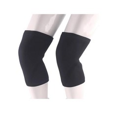 무릎 슬리브 네오프렌 지원 전문 역도 근력 운동 훈련 스포츠, 5)검정색, 1. 검정색 / E. XXL(knee 40-44cm)