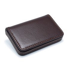 하임하이 고급 가죽 자석 잠금 명함 케이스 휴대용 카드지갑