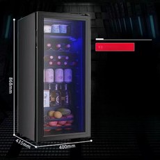 편의점 냉장고 맥주 주류 쿨러 식당용 보냉 쇼케이스 조명 디스플레이, 119L 냉동 구리관