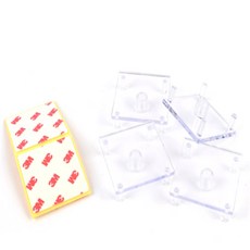 페그보 타공판 부착용 고정판 4P 타공판부착