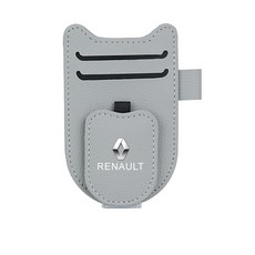 르노 그랑콜레오스 선글라스 안경 클립 홀더 카드 보관 필랑트 QM6 세닉 아르카나 악세사리 용품, 1개, 04 그레이