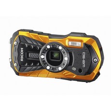 RICOH RICOH WG-50 14m 1.6m RICOH WG-50 OR 04581 방수 디지털 카메라 오렌지 방수