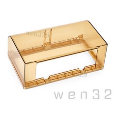 插座防水蓋 加高86型開關塑料自粘貼式防濺盒 加高大號粘貼雙聯86型電源開關 保護蓋加高防水盒插座防濺盒 插座防水蓋, 1個, 茶色