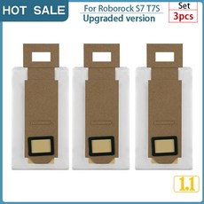 로봇 진공 청소기용 먼지 봉투 Roborock S7 액세서리 쓰레기 봉투 교체 부품 T7S 플러스, 3pcs, 3pcs